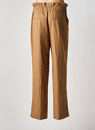 Pantalon droit poches marron DEUX. BY ELINE DE MUNCK femme