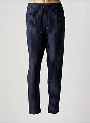Pantalon slim taille élastique bleu ONLY femme