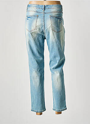 Jeans coupe droite stretch taille normale bleu ASTRID BLACK LABEL femme