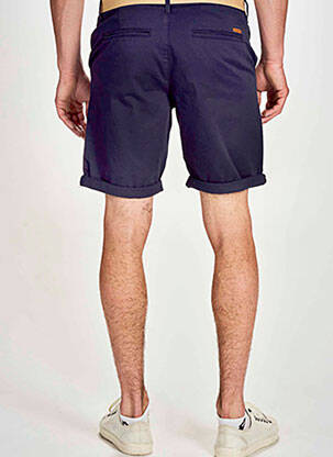 Bermuda tissage popeline taille normale bleu JACK & JONES homme