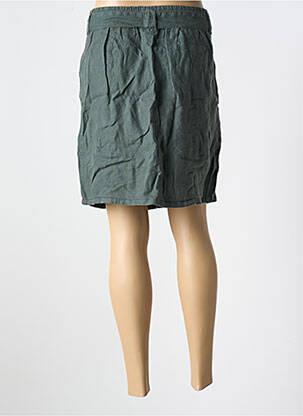 Jupe mi-longue coupe droite vert STREET ONE femme