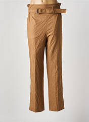 Pantalon droit marron DEUX. BY ELINE DE MUNCK pour femme seconde vue