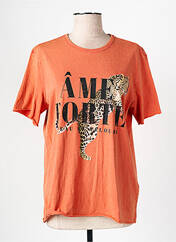 T-shirt orange ONLY pour femme seconde vue