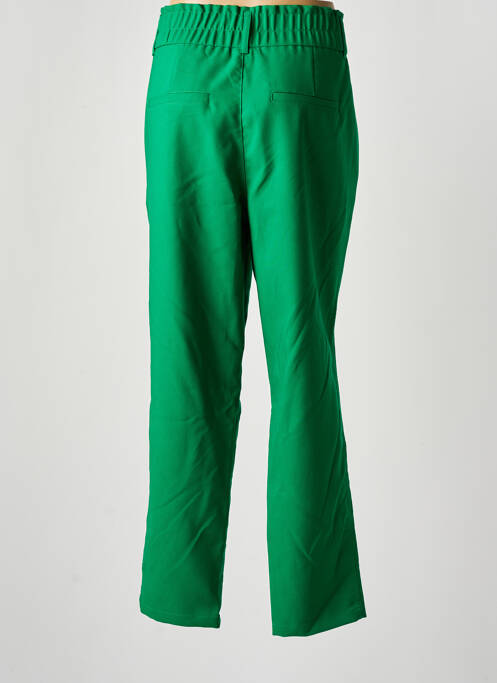 Pantalon droit taille élastique vert STREET ONE femme