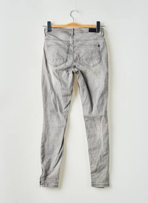 Jeans coupe slim poches gris ONLY femme