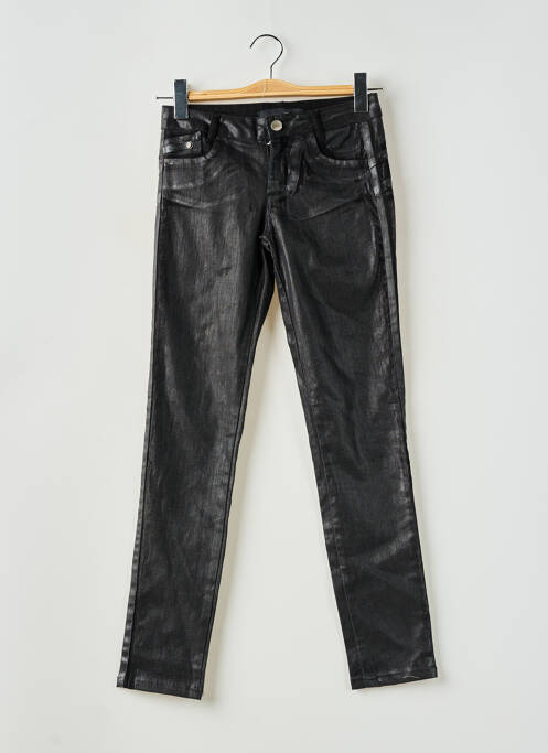 Pantalon slim poches noir FUN & FUN femme