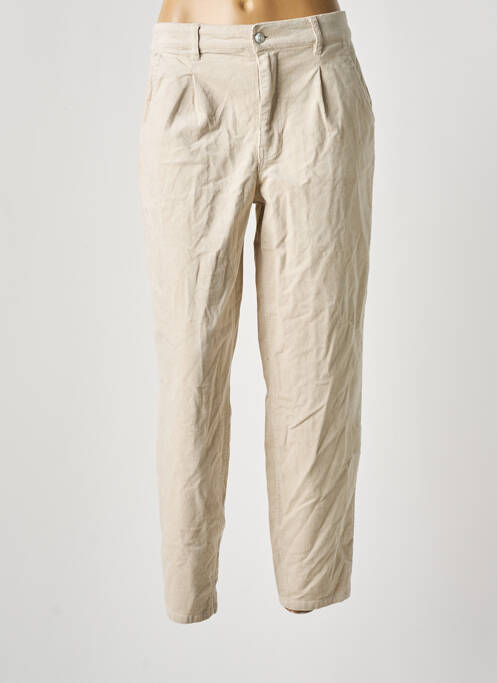 Pantalon droit beige ONLY pour femme