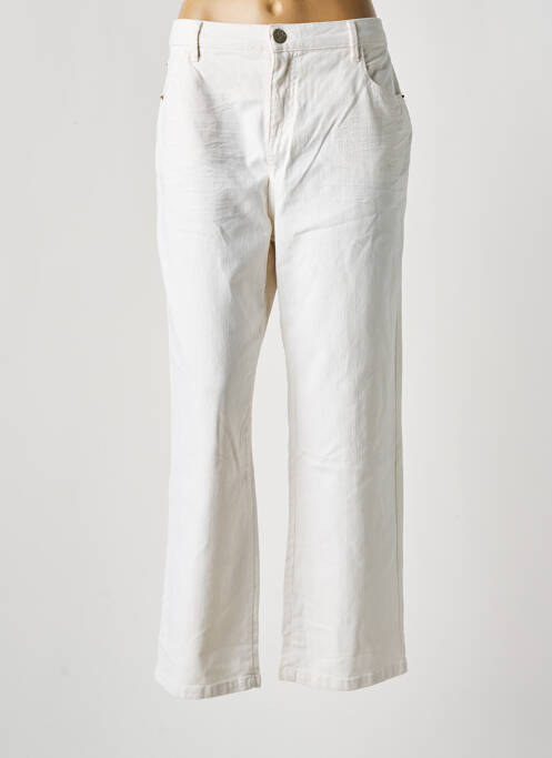 Pantalon droit blanc OPUS pour femme