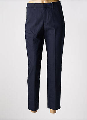 Pantalon 7/8 taille à pinces taille normale bleu S.OLIVER femme