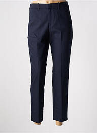 Pantalon 7/8 taille à pinces taille normale bleu S.OLIVER femme