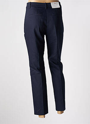 Pantalon 7/8 taille à pinces taille normale bleu S.OLIVER femme