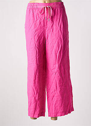 Pantalon 7/8 taille élastique taille normale rose STREET ONE femme