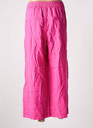 Pantalon 7/8 taille élastique taille normale rose STREET ONE femme