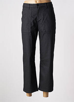 Jeans coupe droite stretch taille normale noir OPUS femme