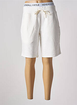 Bermuda taille élastique taille normale beige KENDALL + KYLIE femme