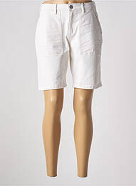 Bermuda taille haute taille haute beige OPUS femme
