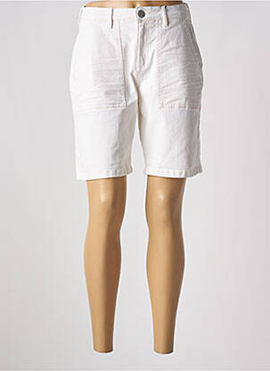 Bermuda taille haute taille haute beige OPUS femme