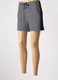 Short taille à pinces taille haute bleu STREET ONE femme