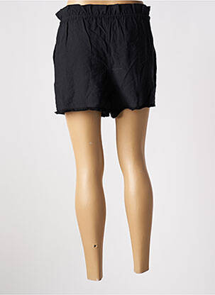 Short taille élastique taille haute noir MANGO femme