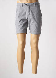 Bermuda taille à pinces taille haute gris JACK & JONES homme