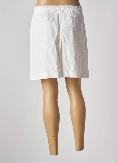Jupe courte poches blanc LILI SIDONIO femme
