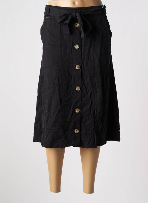Jupe mi-longue noir STREET ONE pour femme