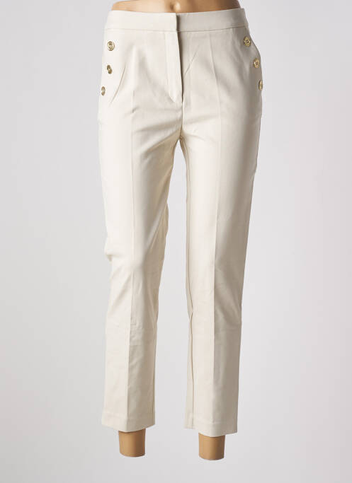 Pantalon 7/8 beige MANGO pour femme