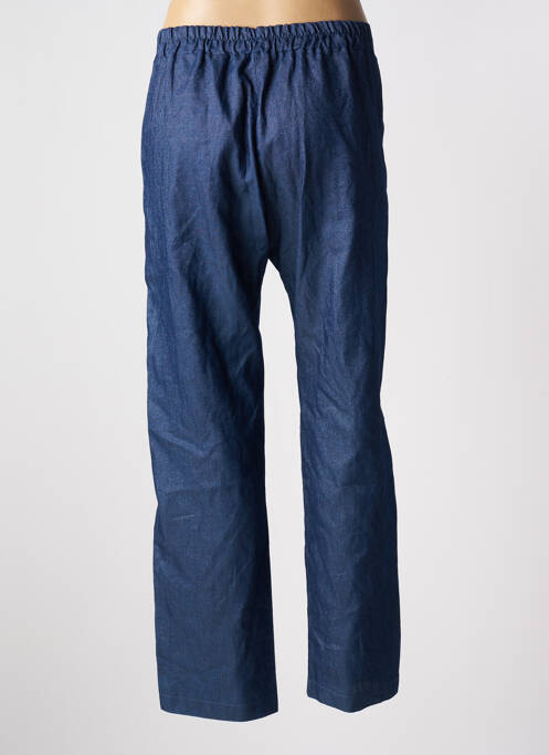 Pantalon droit bleu BELLITA pour femme