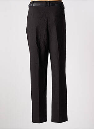 Pantalon droit coupe carotte taille normale noir MANGO femme