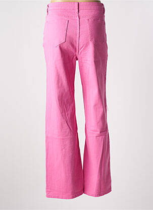 Jeans coupe droite stretch taille normale rose HAILYS femme