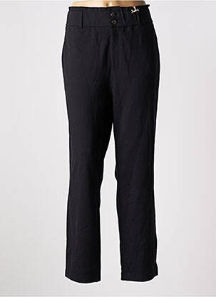 Pantalon chino tissage popeline taille normale noir STREET ONE femme