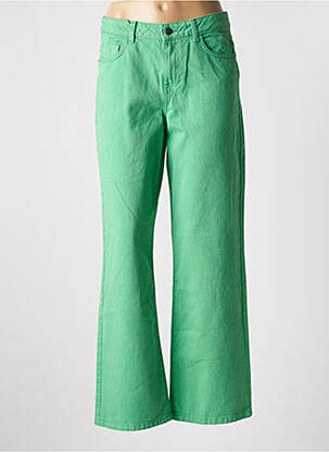 Jeans coupe droite taille normale taille normale vert NOISY MAY femme