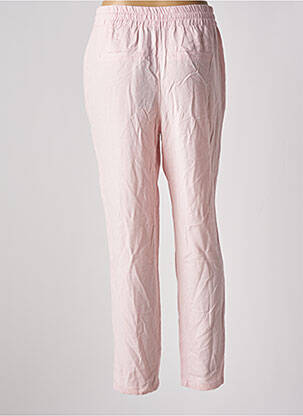 Pantalon chino tissage popeline taille normale rose VERO MODA femme