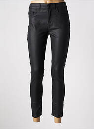 Pantalon slim broderie rivets taille normale noir ONLY femme