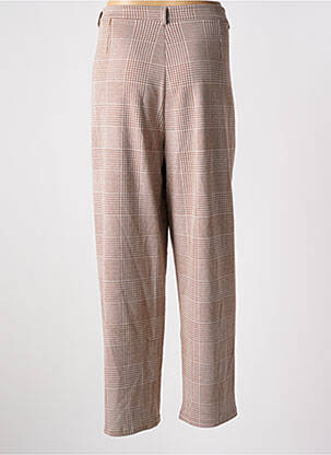 Pantalon droit stretch taille normale beige TOM TAILOR femme
