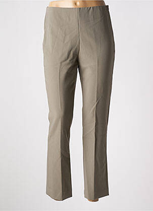 Pantalon slim taille élastique taille normale gris MANGO femme