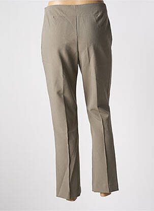 Pantalon slim taille élastique taille normale gris MANGO femme