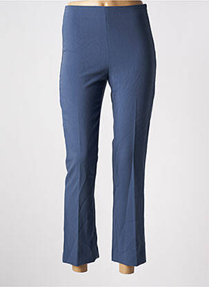 Pantalon slim taille élastique taille normale bleu MANGO femme