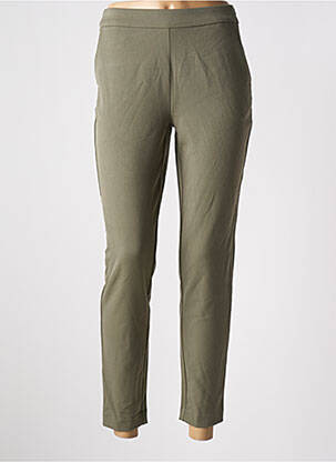 Pantalon chino tissage popeline taille normale bleu VILA femme