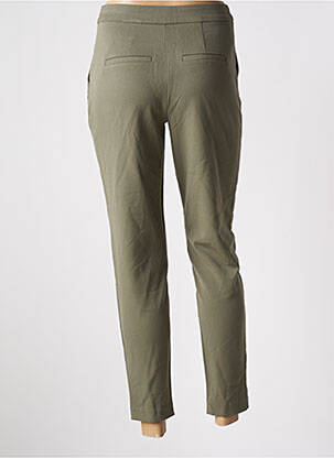Pantalon chino tissage popeline taille normale bleu VILA femme