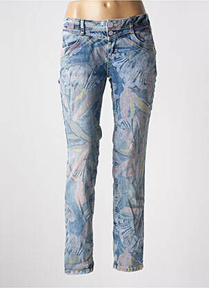 Jeans coupe slim tissage brut taille normale bleu STREET ONE femme