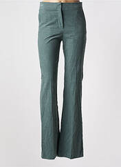 Pantalon droit vert MANGO pour femme seconde vue
