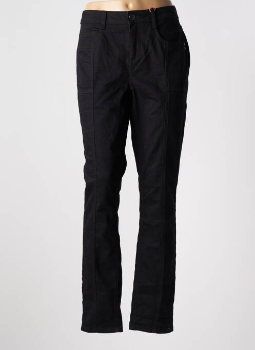 Pantalon slim taille normale taille normale noir STREET ONE femme