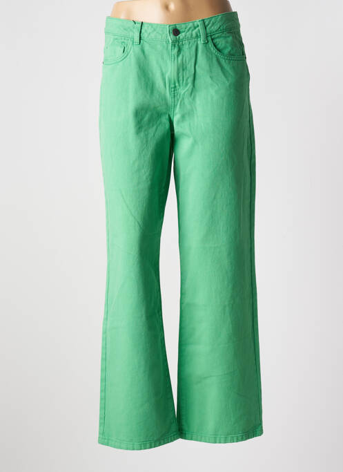 Jeans coupe droite taille normale taille normale vert NOISY MAY femme
