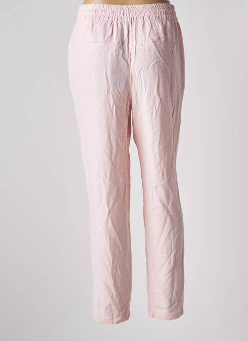 Pantalon chino tissage popeline taille normale rose VERO MODA femme