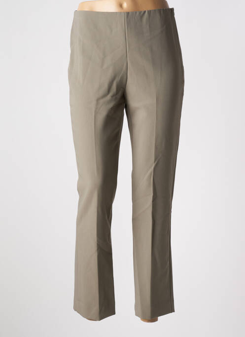 Pantalon slim taille élastique taille normale gris MANGO femme