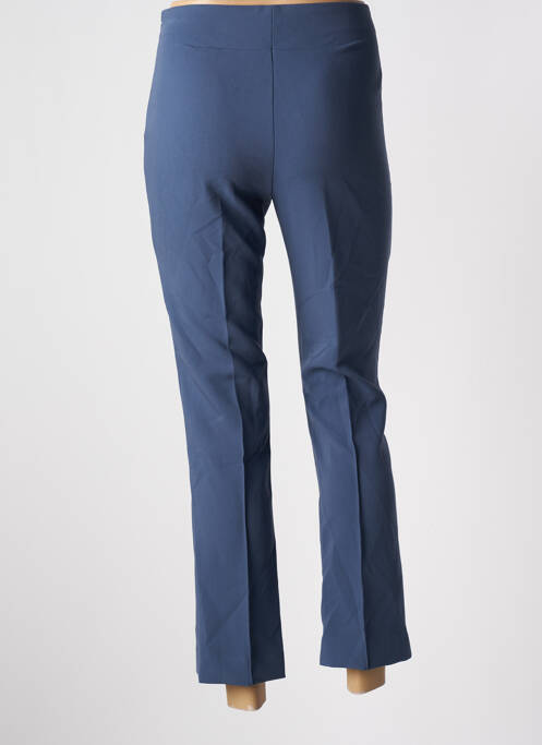 Pantalon slim taille élastique taille normale bleu MANGO femme