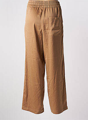 Pantalon droit taille élastique taille normale marron AWARE BY VERO MODA femme