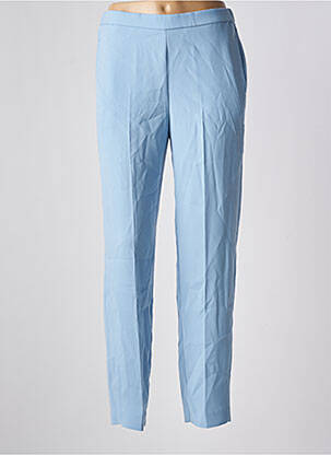 Pantalon slim taille élastique taille normale bleu MANGO femme