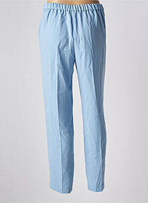 Pantalon slim taille élastique taille normale bleu MANGO femme
